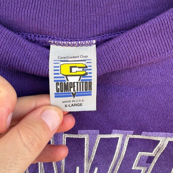 Vintage Sacramento Kings Crewneck Sweater XL Purple NBA 90's Retro Deadstock USA - Picture 3 of 8